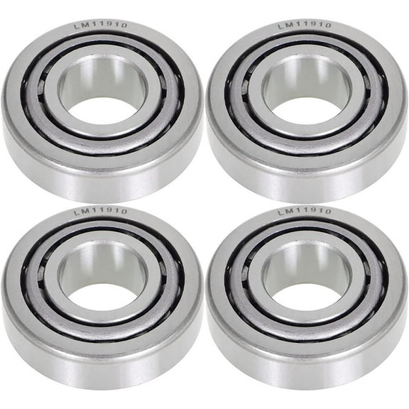 Genrics (4) FOR CLUB CAR PRECEDENT GOLF CART FRONT WHEEL HUB BEARINGS 2004-UP G&E