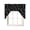 Black, variant on Light Blue Botanical Kitchen Curtains Set for Windows 3 Piece Cafe Curtains 24 Inch Length Swag Curtains Valances and Tier Set Farmhouse Summer Floral Leaves Drapes for Bedroom Bathroom Living Room