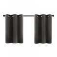 thumbnail image 1 of Solid Sunscreen Curtain 1 Panel Blackout Curtain Short Type Room Curtain Rod Pocket Style Curtain Kitchen Living Room Decor, 1 of 8