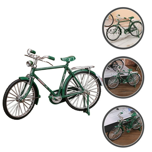 BESTYASH Retro Bike Model Bicycle Ornament Iron 1Set