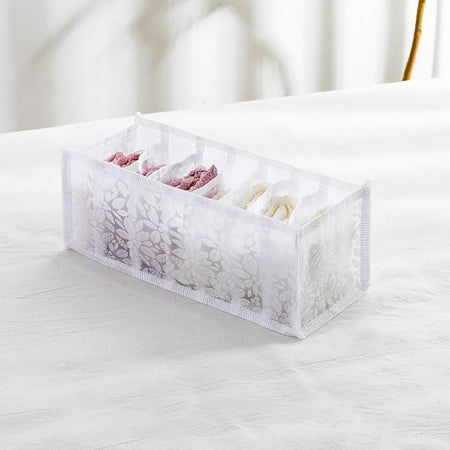

Underwear Storage Box With Compartments Socks Bra Underpants Organizer Drawers