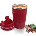 thumbnail image 3 of Taza de café de acero inoxidable 304, botella de agua antideslizante de silicona, taza térmica para regalo de escuela, viajes, hogar y oficina, 3 of 5