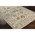 thumbnail image 5 of BoutiqueRugs Mogul Traditional Area Rug - Light Gray, Cream, Denim - 6'7" Round, 5 of 14