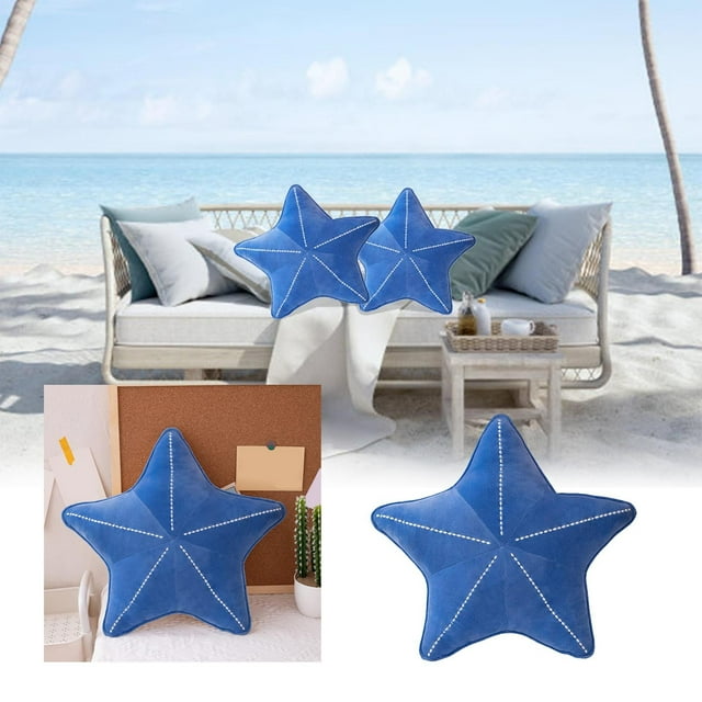 Cushion Seating Accessory for Home Modern Seashell Design 197in Summer Ocean Theme Pillow for Children and Adults