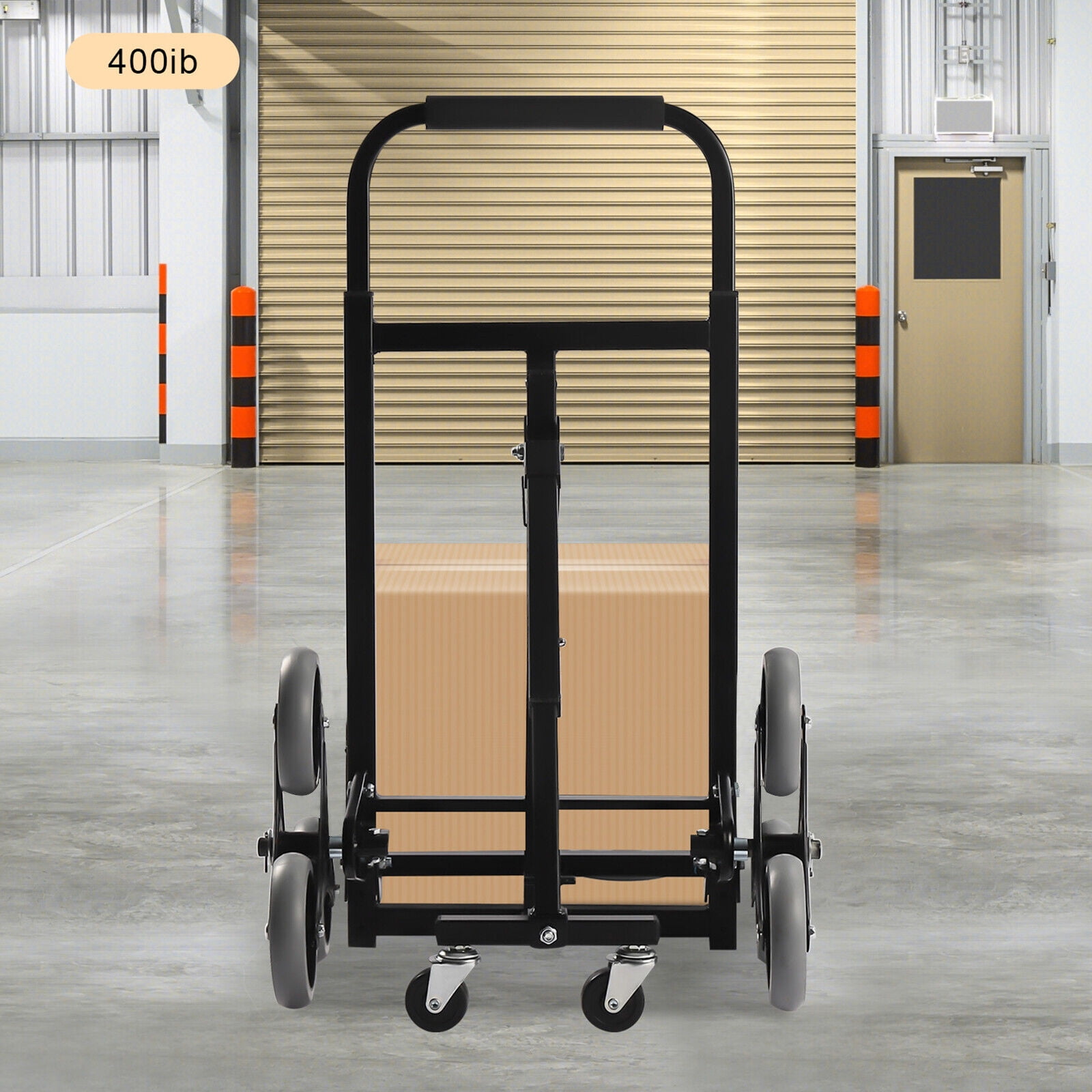 Heavy Duty Stair Climbing Cart Folding Hand Truck Dolly w/ Wheels 551lb Capacity