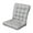 Gray, variant on EazyTech 18"x34" Outdoor Indoor One-Piece Rocking Chair Cushion with Ties Thick Back and Seat Cushion Pad for Home Garden Chair Use Green