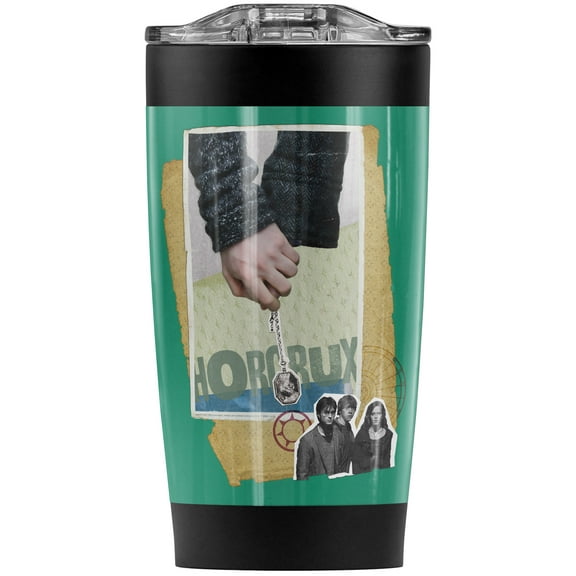 Harry Potter Horcrux Salazar Slytherin'S Locket Stainless Steel Tumbler 20 oz Coffee Travel Mug/Cup, Vacuum Insulated & Double Wall with Leakproof Sliding Lid | Great for Hot Drinks and Cold Beverages
