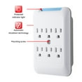 thumbnail image 2 of GENERAL ELECTRIC Pro 6-Outlet Surge Protector Power Outlet Adapter, White - 38431, 2 of 7