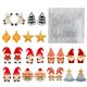 thumbnail image 5 of Pendientes de Navidad Molde de resina epoxi Colgantes de orejas de Navidad Molde de silicona, 5 of 5