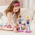 thumbnail image 4 of Quercetti: Magnetic Fashion Best Friends - Dress-Up Toy, 2 Large Standing Magnetic Dolls, Clothes-Accessories, Design & Style Outfit Playset, Kids 5+, 4 of 8