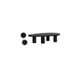thumbnail image 2 of Meridian Furniture Beekman Black Coffee Table, 2 of 7