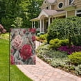 thumbnail image 6 of 28x40 inch Double-Sided Garden Flags Banners Vibrant Outdoor Decor for House Patio Outdoor Pink and Red Peonies, 6 of 6