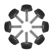 M6 x 22 x 22mm Furniture Glide Leveling Feet Floor Protector for Table Leg 8pcs