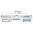 thumbnail image 3 of Unique Bargains Light Crossbar Kit 4 Inch Cross-Shaped Mounting Bracket Zinc-plated Iron 4 Pack, 3 of 5