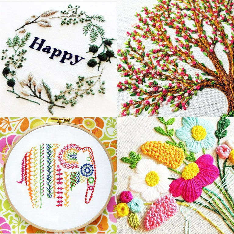 SUPTREE Embroidery Floss Cross Stitch Thread Friendship Bracelet String 100  Rainbow Color Crafts Floss 