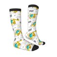 thumbnail image 3 of Balery Dinosaur on Excavator Printed Novelty Socks Men's Women's Crew Socks Sports Socks Knee High Socks Cotton Socks Quirky and Cool Socks, 3 of 9