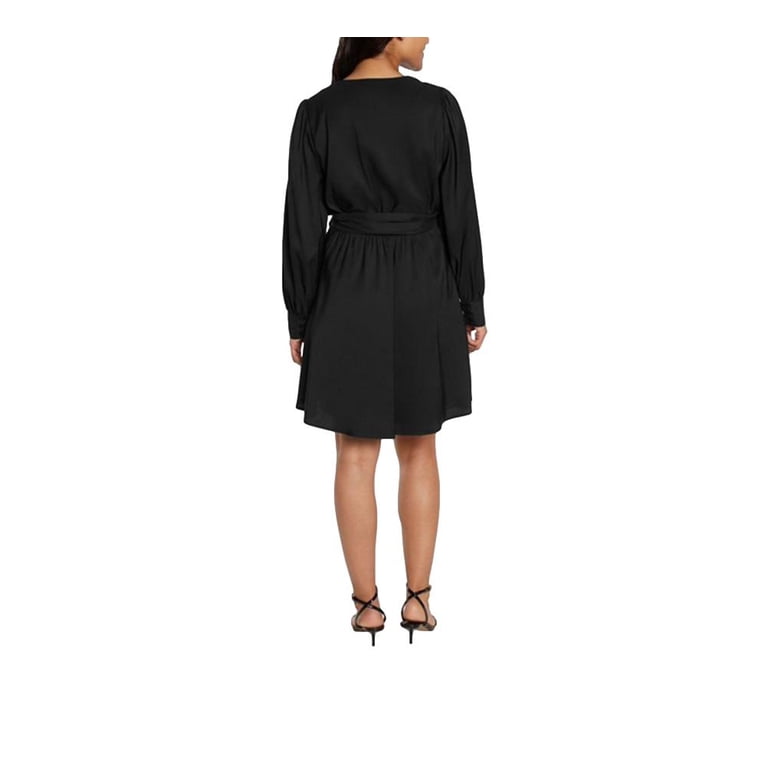 Express Women's Wrap Dress in Black Size XXL