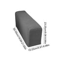 thumbnail image 3 of Stretch Armrest Covers for Chairs and Sofas Couch Arm Covers for Sofa Spandex Jacquard Armrest Cover Anti-Slip Furniture Protector Washable Armchair Slipcovers for Recliner （Gray）, 3 of 6