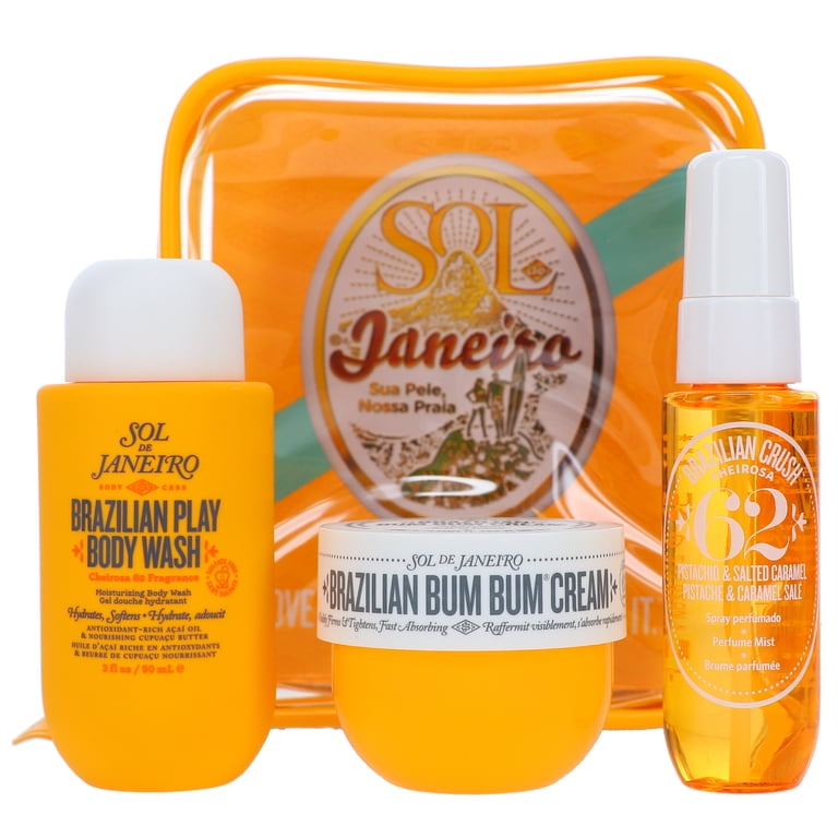 TIPISM ローション・クリーム・BB セット Sol de Janeiro Bum Bum Jet Set, 1oz Perfume Mist, 1.5oz Bum Bum