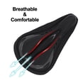 thumbnail image 3 of Mountain Bike Saddle Cover, 3D Ergonomic Thikck Soft Shock Absorbing Ultralight Bike Saddle Cover  for Long Ride, 3 of 7