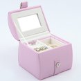 thumbnail image 4 of Bog Jewelry Rings Organizer Earrings Necklace Storage European Container Bracelet Fashionable Showcase Makeup Gift Pink, 4 of 7