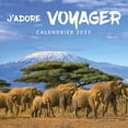 thumbnail image 1 of J'Adrore Voyager | 2023 12x24 Inch Square Wall Calendar, 1 of 8