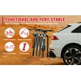 thumbnail image 3 of Bike Rack Hitch Mount for Cars,Foldable Bicycle Car Racks with Hitch Tightener and Straps,Bike Carrier Rack Hitch for SUV, 3 of 7