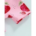thumbnail image 7 of JYYYBF Baby Girl Swimwear Summer Strawberry Print Short Sleeves Swimsuits for Toddler Bathing Suits Beachwear, 7 of 7
