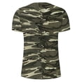 thumbnail image 4 of Taqqpue Mens Plus Size Camouflage Shirt Casual Loose T-Shirt Short Sleeve Round Neck Shirt Pullover Summer Lightweight Casual Fit Tops for Men, 4 of 5