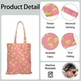thumbnail image 5 of Cute Banana Canvas Tote Bag – Reusable Grocery Bag with Tropical Yellow Fruit Print, Kawaii Banana Illustration, Eco-Friendly Cotton Shopper for Everyday Use, 5 of 7
