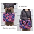 thumbnail image 6 of FORMRS 16" Laptop Bag Carrying Sleeve Case with Handle Travel Shoulder Briefcase, Vibrant Art Flowers, 6 of 8