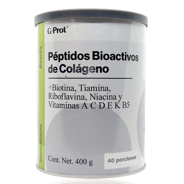 Péptidos de Colágeno Biotina 400 g Matcha G-Prot