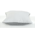 thumbnail image 6 of LR Home Hampton 18" x 18" Black/White Geometric Cotton Adult Decorative Throw Pillow, 6 of 6