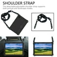 thumbnail image 3 of Kids Friendly Tablet Case for Samsung Galaxy Tab A8 10.5" SM-X200/SM-X205, Heavy Duty Wristband Shoulder Strap Crossbody Lanyard Cover with Kickstand Military Grade Anti-Drop Shockproof Case, Black, 3 of 6