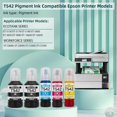 thumbnail image 2 of Botellas de recarga de tinta para Epson T542 542 Pigment ET-5150 ET-5170, 2 of 6