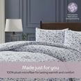 thumbnail image 5 of Virtu Comforter Sets, All Season Lightweight Floral Twin Comforter Sets, 2-Pc Bedding Sets, Blue Floral, 5 of 8