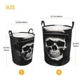 thumbnail image 3 of Balery Magician Hat Skull Cesta de ropa redonda con asas, impermeable, independiente, para ropa, juguetes, dormitorio y familia-Medium, 3 of 6