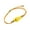 Yellow, variant on Fish Designs Flexible Braided Cord Bracelet Stainless Steel Adjustable Chain