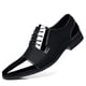 thumbnail image 5 of Zapatos de cuero para hombre, de negocios, informales, de primavera y otoño, transpirables, resistentes al desgaste, 5 of 5