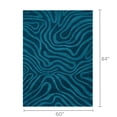 thumbnail image 3 of Temi Coker for Walmart Hand Tufted Area Rug, 5' x 7', Blue, 3 of 6