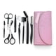 thumbnail image 2 of Kit de 8 piezas para recortar cejas, tijeras para cejas, pinzas faciales, juego de cepillos para pestañas, herramientas de maquillaje, 2 of 3