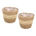 thumbnail image 4 of TEHAUX 2Pcs Woven Flower Pot for Plant Storage in Bedroom, 4 of 7