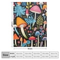 thumbnail image 4 of JRXY Mushroom Blanket for Adults Teen Gifts for Mushroom Lovers, Mushroom Gifts for Women, Soft Cozy Flannel Mushroom Throw Blanket, Mushroom Room Decor White, 4 of 6
