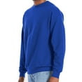 thumbnail image 3 of Hanes Unisex Perfect Crewneck Sweatshirt, Soft Pullover Fleece, Deep Royal, L, 3 of 7