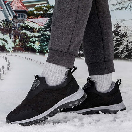 

Cathalem Tall Snow Boots for Women 2022 Women s New Winter Warm Round Toe Flat Heel Casual Non Slip Comfortable Boots Brand Black 8