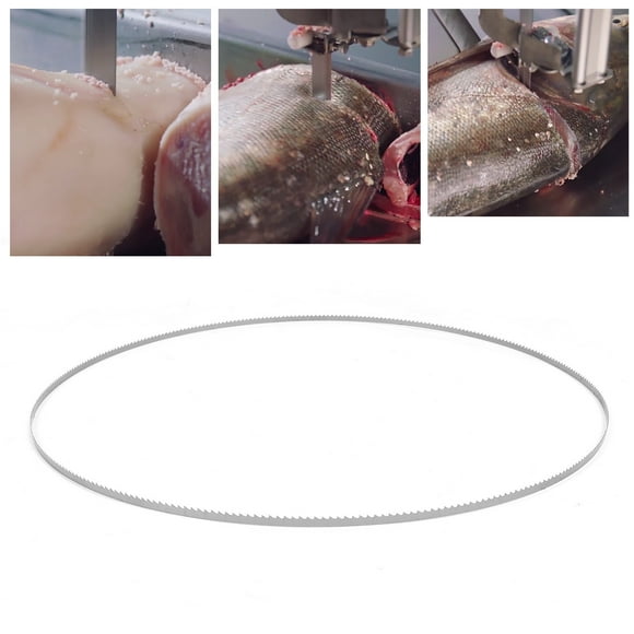 Bandsaw Blade, 6.35mm Band Saw Parts Portable SK5 Carbon Spring Steel for Machine Cutting for Woodworking