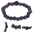 thumbnail image 3 of Pulsera de cruz con cuentas circulares hecha a mano para hombres y mujeres, joyería católica de moda para la fe y la oración, accesorio religioso, delicada pulsera de rosario, 3 of 7