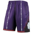 thumbnail image 2 of Men's Mitchell & Ness Purple Toronto Raptors 1998 Hardwood Classics 75th Anniversary Swingman Shorts, 2 of 4