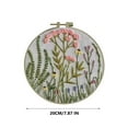 thumbnail image 3 of Embroidery Kit under $5! Yannianjz Beginner Embroidery Kit, Complete DIY Hand Embroidery Set with Hoop, Fabric, and Thread, Floral Design Craft for Stress Relief and Home Decor, 3 of 3