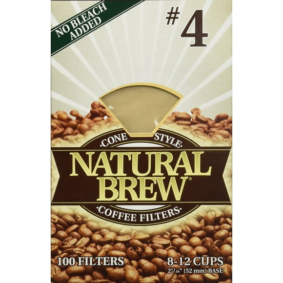 Brewrite 4 Filtres Café 3Pk X 100 Chacun 300 Unités Marron